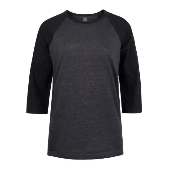 Sofra Ladies Baseball Tee Pack Of 6 Easy To Style {4}