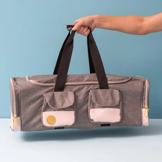 We R Crafter's Machine Tote-Pink & Grey {5}