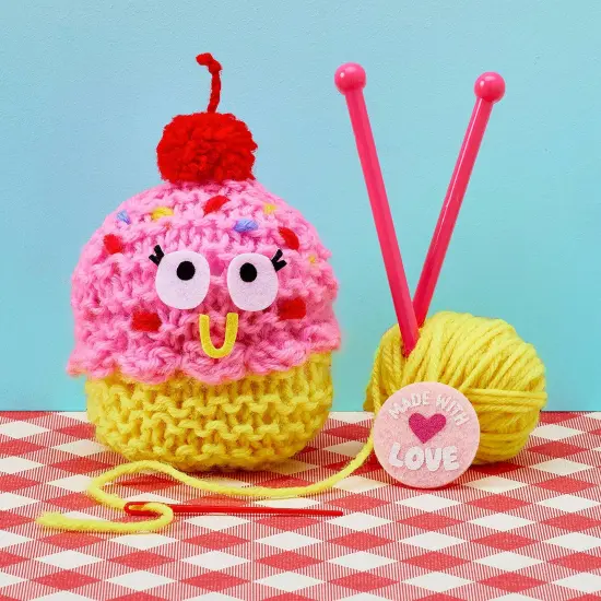 CUPCAKE LEARN TO KNIT KIT {3}