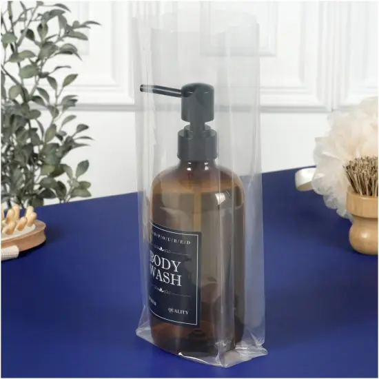 Plymor 4" x 2" x 12" (Pack of 100), 2 Mil Gusseted Plastic Bags {5}