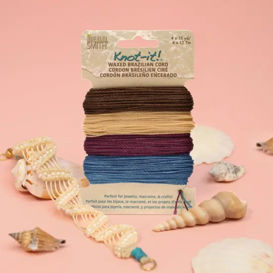 The Beadsmith Brazillian Waxed Cord Mix Adventures Calling {6}