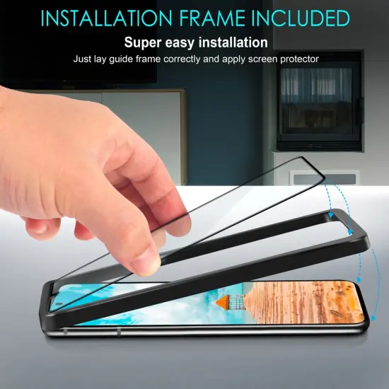 Insten 2+1 Pack Screen Protector For Samsung Galaxy S21 Plus 5G (6.7 Inch) Tempered Glass Clear Cover with Camera Lens Protector, Alignment Frame, Case Friendly, Anti-Scratch {6}