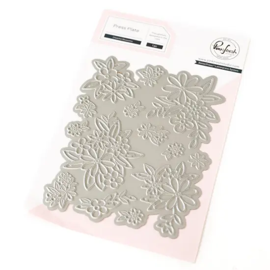 Pinkfresh Studio Press Plate-Cheerful Blossoms {1}
