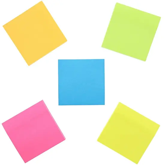 Neon Colored Note Pads (15 Pack, 100 Sheets) Multicolor {5}
