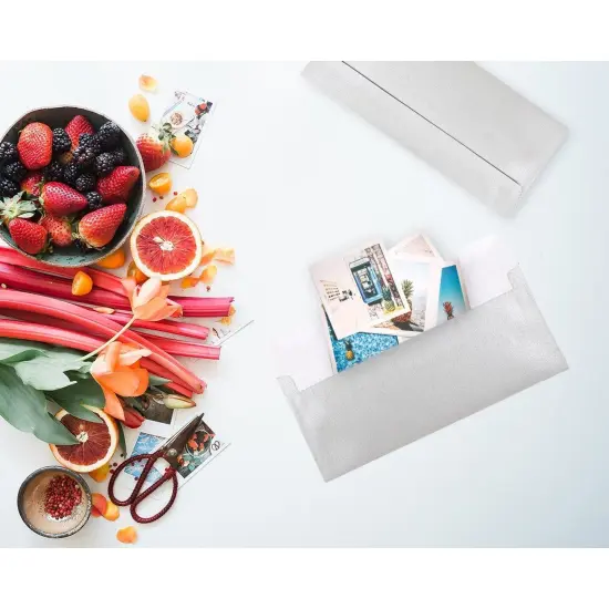 50 Pack #10 Metallic Silver Business Envelopes - Value Pack Rectangular Flap Envelopes - 4 1/8 x 9 1/2 Inches {2}