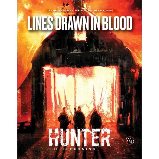 Hunter: The Reckoning 5th Edition Roleplaying Game: Lines Drawn in Blood Chronicle Book -Supplemental Hardback RPG Book {5}