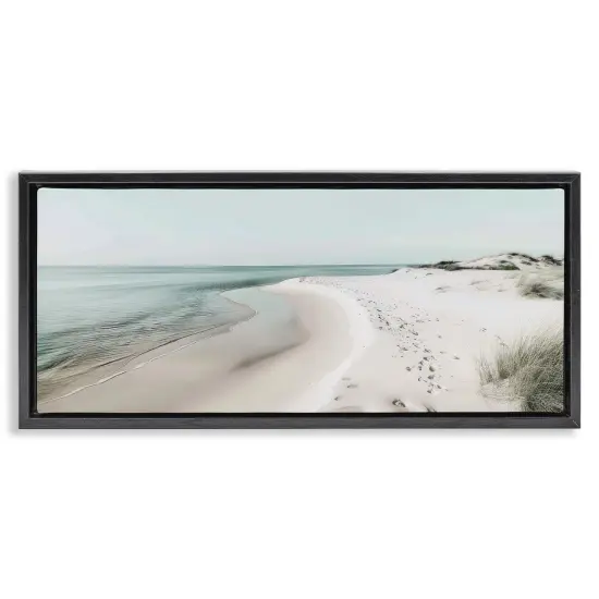 Stupell Industries Abstract Aquatic Beach Floating Frame, design by Lazar Studio {1}