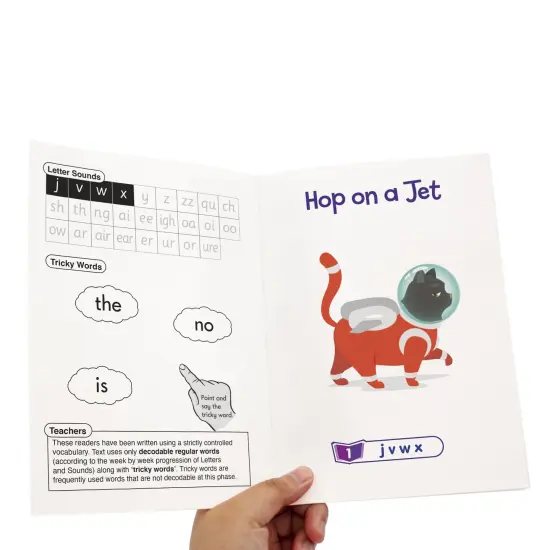 Junior Learning: The Beanies Diversity - Phase 3 - Hi-Lo Decodables, 12 Book Set, Letter Sounds, Week-By-Week Progression, Kids Reading Development {6}