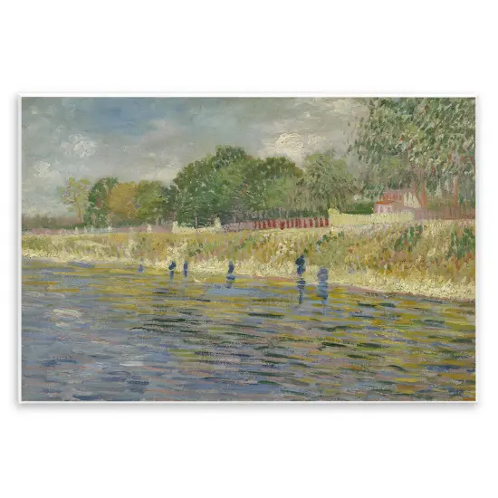Stupell Industries Classic Van Gogh River Landscape Wall Plaque Art Design by one1000paintings {1}