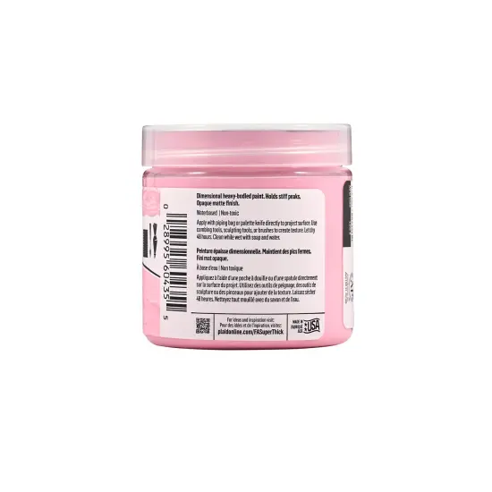 FolkArt Super Thick Acrylic Paint Soft Pink 4 oz {5}