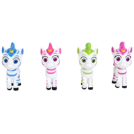 Zoonicorn: 4 Pack Figurines - 2.75" Character Miniatures, Playset Includes Aliel-Ene-Promi-Valeo, Magical Dreamland Toy Figures, Play-Display, Kid 3+ {5}