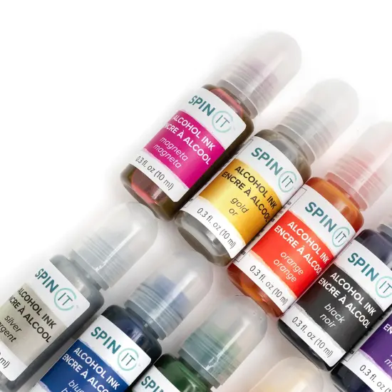 We R Spin It Alcohol Ink 9/Pkg-Rainbow {4}