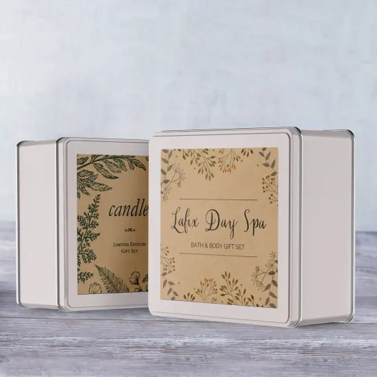 Avery Kraft Brown Square Labels with Sure Feed, 8" x 8" {3}