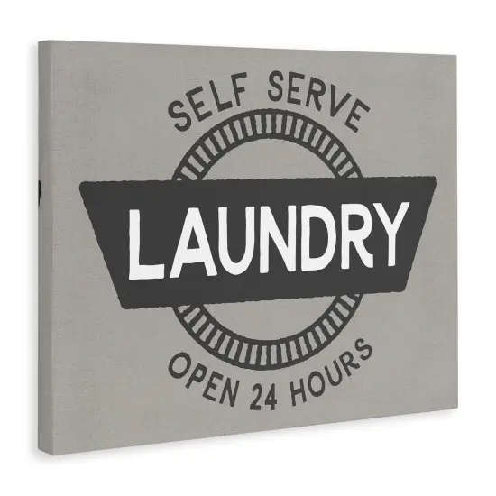 Stupell Industries Retro Self Serve Laundry Canvas Wall Art Design by CAD Designs {3}