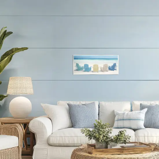 Stupell Industries Sea View Beach Chairs Wall Plaque, design by Kim Allen {2}