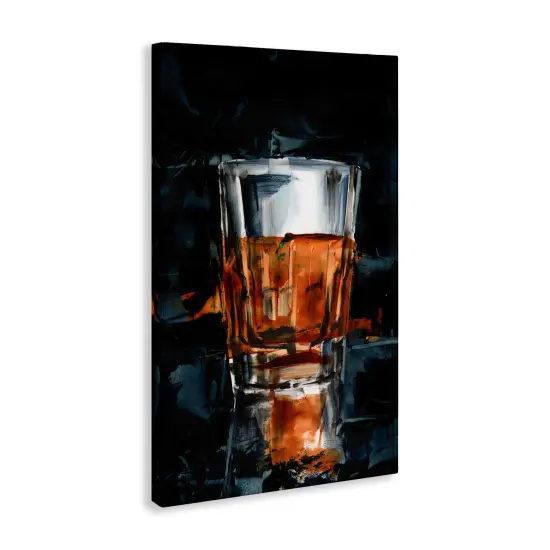 Stupell Industries Straight Whiskey Glass Canvas Wall Art Design by Ethan Harper  {3}