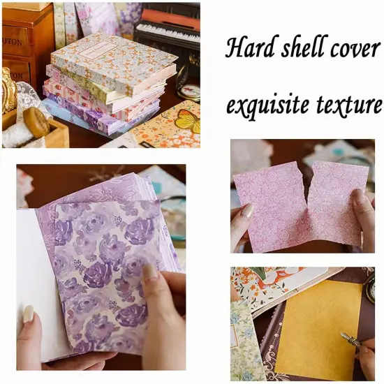 200 Sheets Spring Floral Scrapbook Paper Set (A) {2}