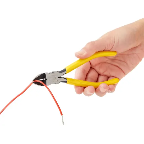 5 Pack CR-V Wire Flush Cutters, Soft Wire Side Cutters for Jewelry Making (Yellow, 5 Inch) {3}