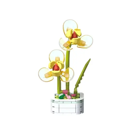 Song Meilan Building Brick Potted Flower F07M9-10(103)-I7 {2}