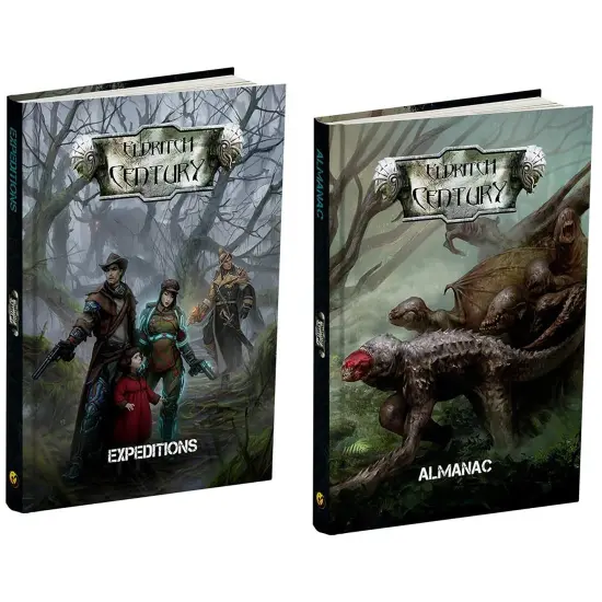 Eldritch Century: Expeditions & Almanac Premium Slipcase - 2 Hardcover RPG Books, Draco Studios {1}