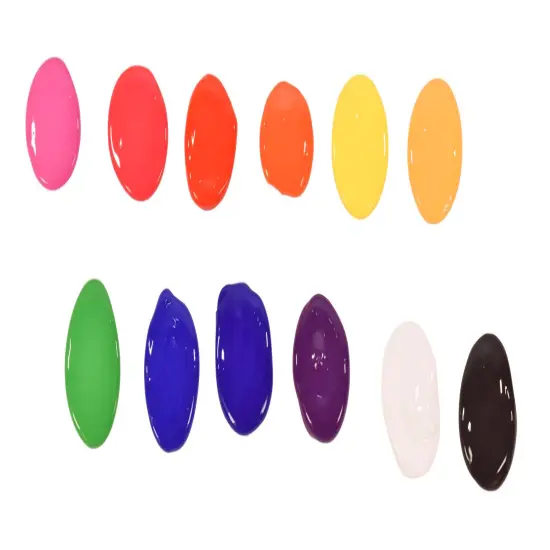 Sax Fluid Acrylic Paint, 1 Pint Bottles, Assorted Colors, Set of 12 {2}