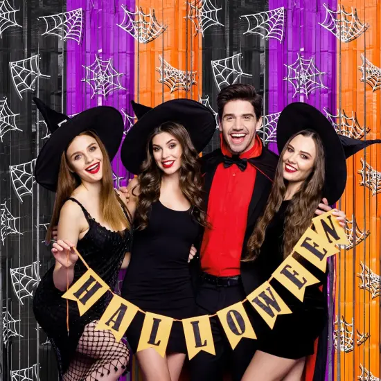 Halloween Party Decorations(Orange Purple and Black) {3}