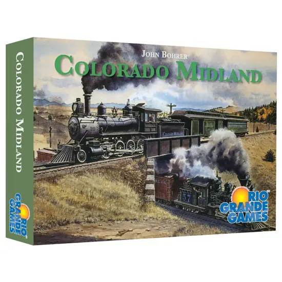 Rio Grande Games: Colorado Midland - Strategy Train Board Game, Build Rocky Mountain Railways, Build Your Fortune, Ages 12+, 3-5 Players, 45 Min {1}