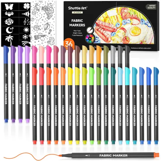 Colors Fabric Markers (	36 colors ) {1}
