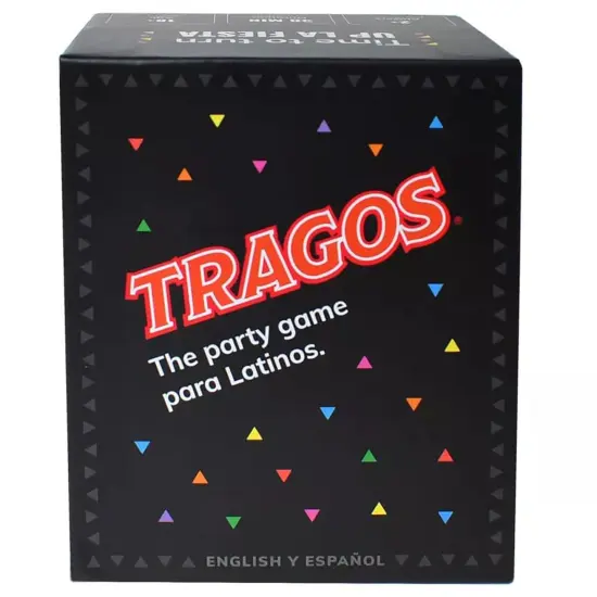 Tragos: Bilingual - English Y Espanol - The Party Game For Latinos, Relatable Hilarious Cultural Spanglish Adult Card Game, Fun Prompts & Dares {1}