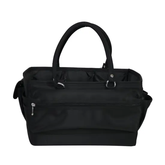 Everything Mary Deluxe Store & Tote Craft Organizer, Black {4}