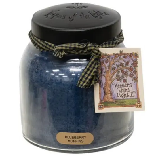 Blueberry Muffins Scented Candle 34oz Large Jar Sweet Bakery Fragrance {1}