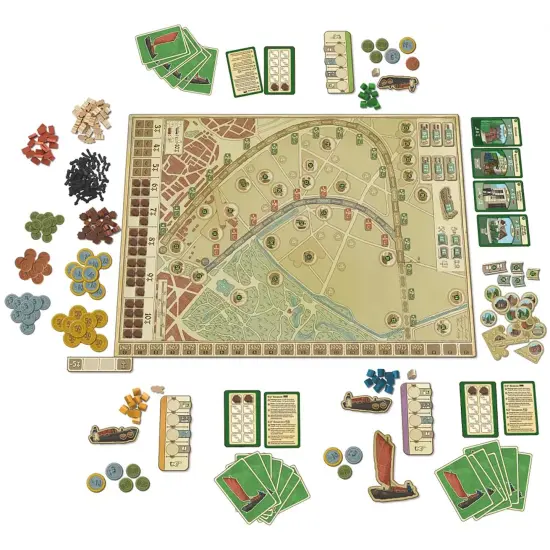 Findorff - City Building Game, Rio Grande Games, Strategy Game Set In Bremen 1803&ndash;1916, Hometown Of Friendemann Friese, Ages 12+, 1-5 Players, 45-90 Minute Playing Time {5}