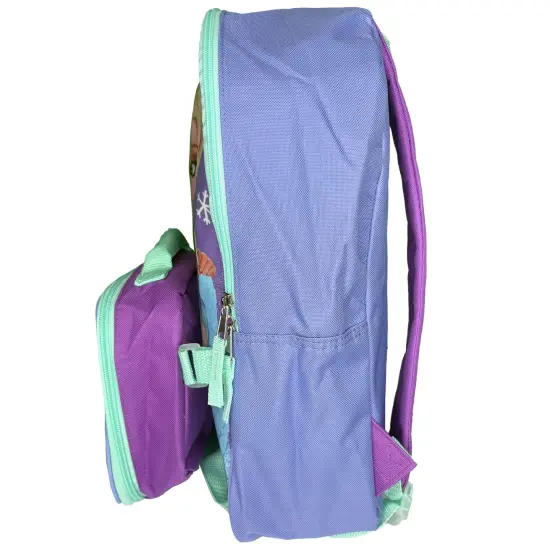 Disney Frozen Elsa and Anna Backpack with Insulated Detachable Lunch Bag 2pc Set {6}