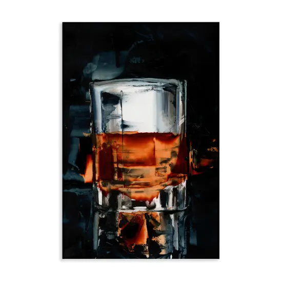 Stupell Industries Whiskey On Rocks Canvas Wall Art Design by Ethan Harper  {1}