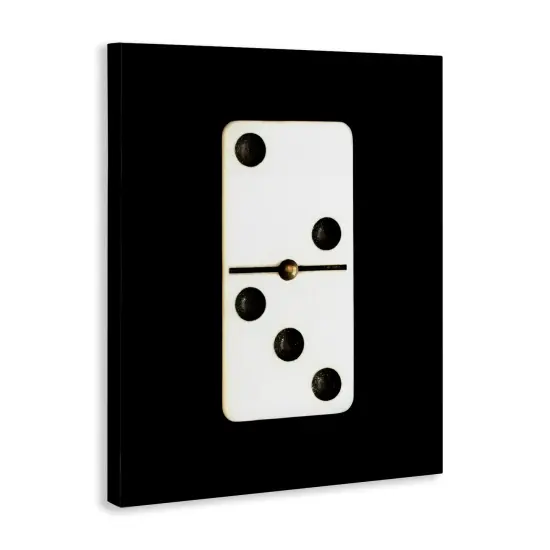 Stupell Industries White Domino on Black Canvas Wall Art Design by Graffi*tee Studios {3}