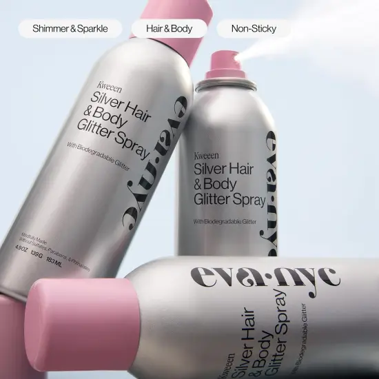 Silver Hair and Body Glitter Spray, 4.9 oz {4}