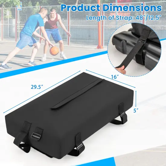 Universal Basketball Hoop Weighted Base Anchor &ndash; 300 lbs Capacity {4}