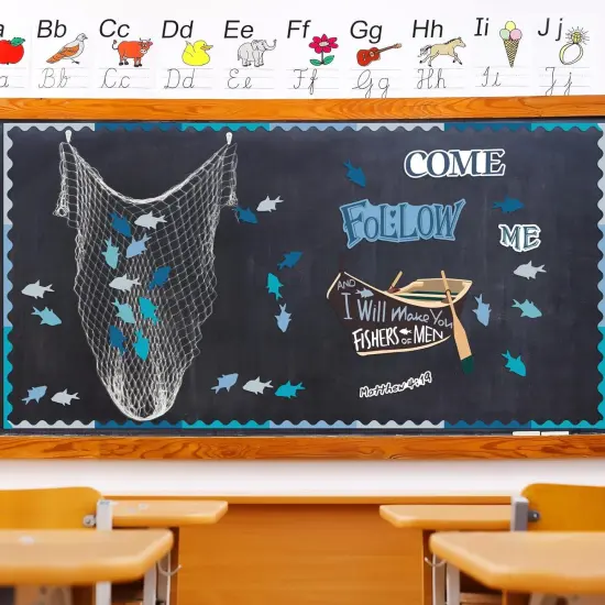 76Pcs Fishers of Men Bulletin Board Set {5}