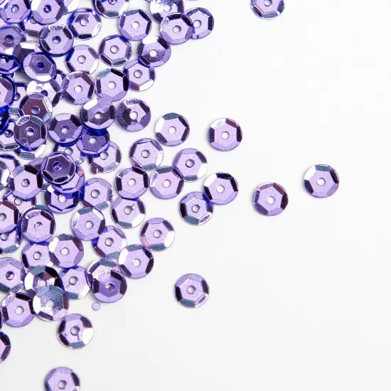 CousinDIY Cupped Sequins-Fuchsia, 5mm 800/Pkg {6}