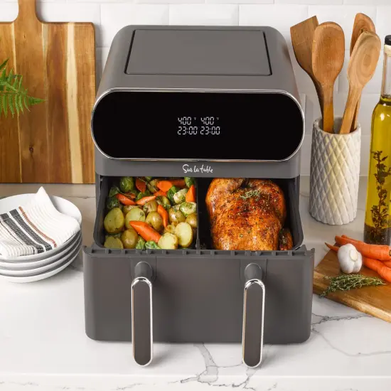 Sur La Table Single or Double Basket Air Fryer 352oz SLT 1805 {5}