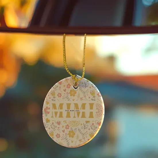 Spring Preppy Grandmother Ornament {4}