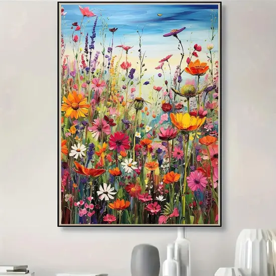 Sea of Flowers 5D Diamond Painting Dots Art Kits {4}