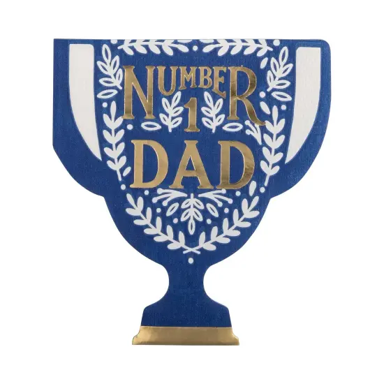 NUMBER 1 DAD TROPHY NAPKINS {1}