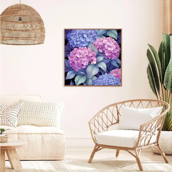Hydrangea Diamond Painting Kits for Adults,Flowers DIY 5D Diamond Art Kits,Diamond Art Painting for Home Wall Decor (35x35cm) {4}