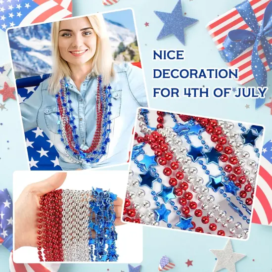 4th of July Beaded Necklace {2}