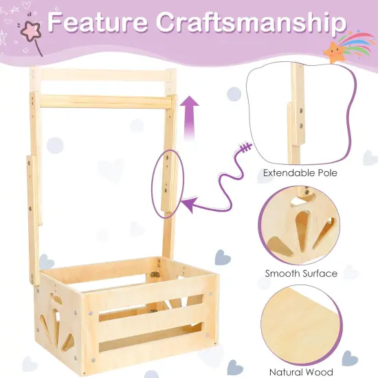 Baby Storage Crate Closet with Adjustable Handle, {4}