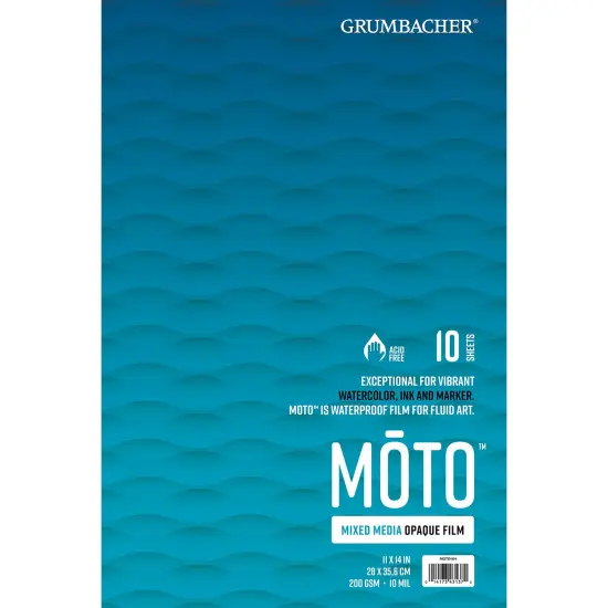 Grumbacher&reg; MŌTO&trade; Mixed Media Opaque Film {1}