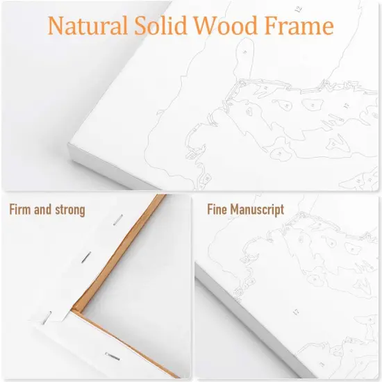 Paint by Numbers Kit for Adults Beginner & Kids Ages 8-12 with Wooden Frame Easy Acrylic on Canvas 9x12 inch with Paints and Brushes, Vase Sunflower(Include Framed) {5}