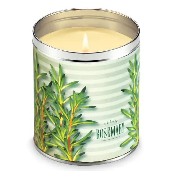Collections Etc Rosemary 4" H Fragrance Candle, Burns 70 hours {2}