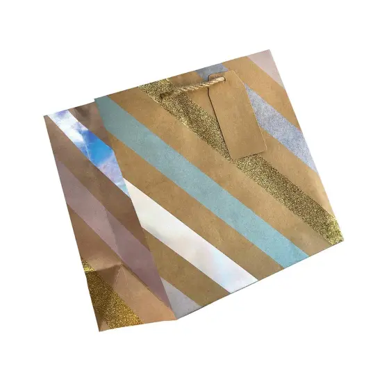 Patterned Gift Bags 8" X 4" X 10" Stylish Eco-Friendly Gift Bags {5}